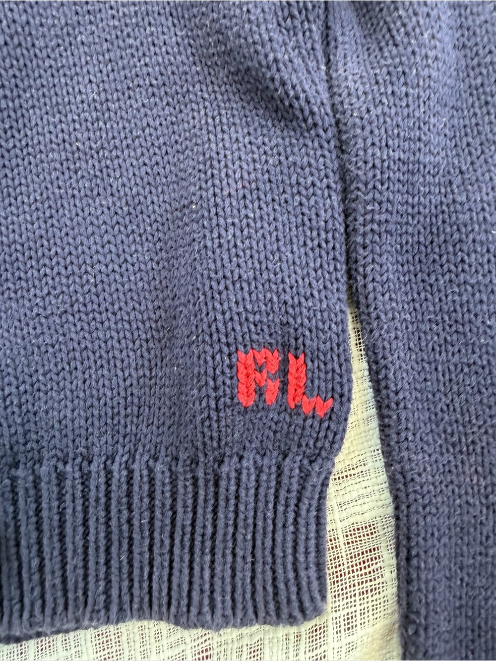 Vintage Ralph Lauren Polo American Flag Turtleneck Sweater - Picture 6 of 12